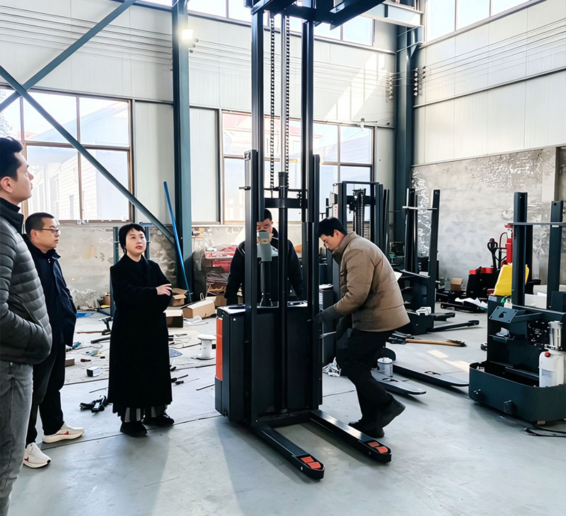Customers visit our company